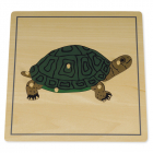 Tierpuzzle Schildkröte