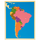 Einlegekarte Südamerika