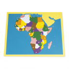 Puzzlekarte Afrika