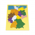 Puzzlekarte - Deutschland