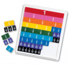 Rainbow Fraction - Plättchen mit Tablett