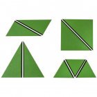 Satz grüne Dreiecke