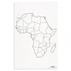Arbeitsblätter Afrika, politisch, 50 Blatt