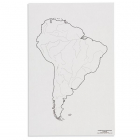 Arbeitsblätter Südamerika Flüsse, 50 Blatt