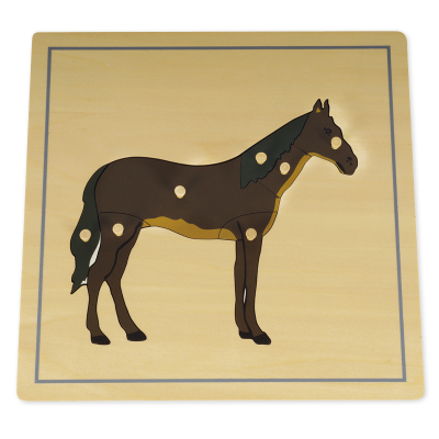 Tierpuzzle - Pferd
