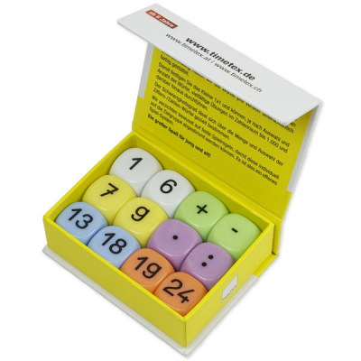 Würfel-Set „Mathematik“ 12-tlg., 20 mm in Box