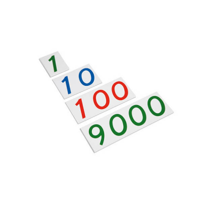 Große Zahlenkarten, 1-9000